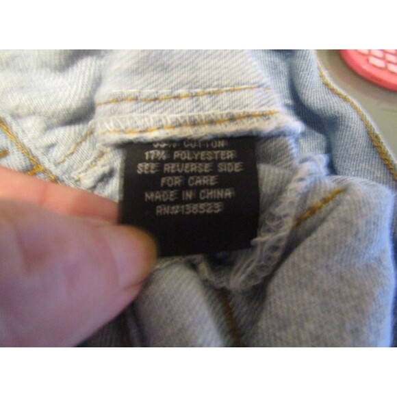 Brooklyn Cloth Pride Doodle Jean Jacket Blue Denim Peace Love United Size M - Picture 13 of 13